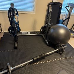 Olympic Weight Set And Weight Rack