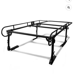 New in box DNA Motoring Adjustable Ladder Rack Steel Full Size Trunk Bed Pickup Truck 1000lbs Black