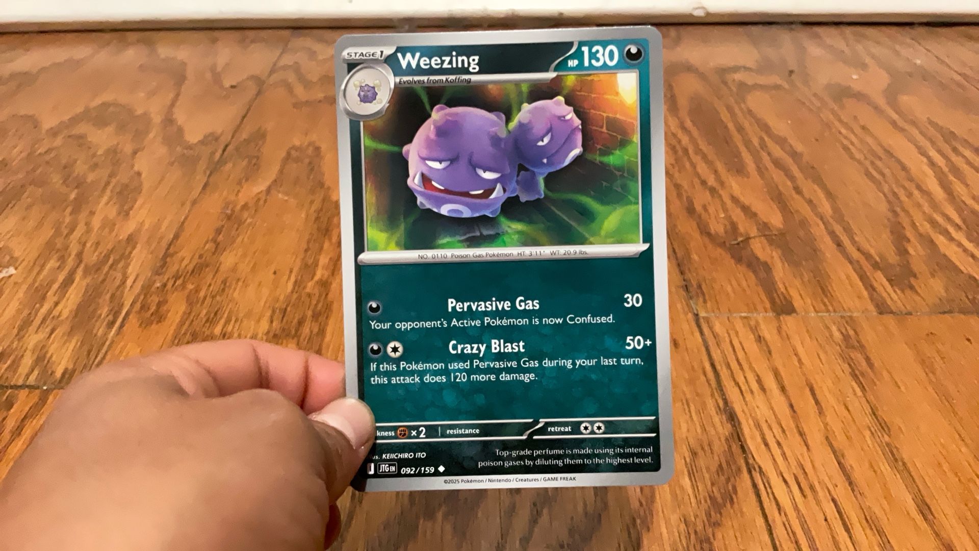 Weezing Pokemon Card