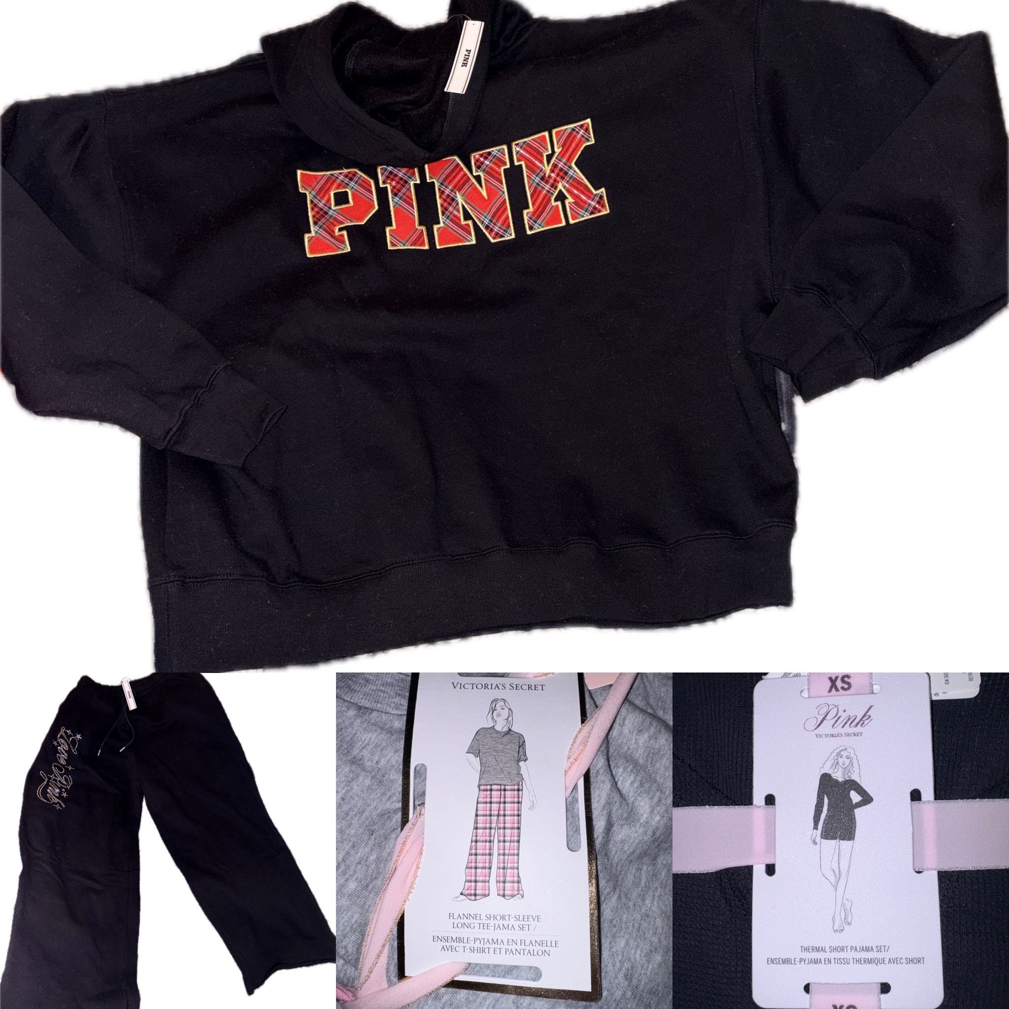 PINK Jacket Joggers And Victorias Secret Sleepwear-All Bnew $53 EACH