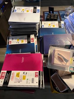 Brand New School Supplies Cash Only