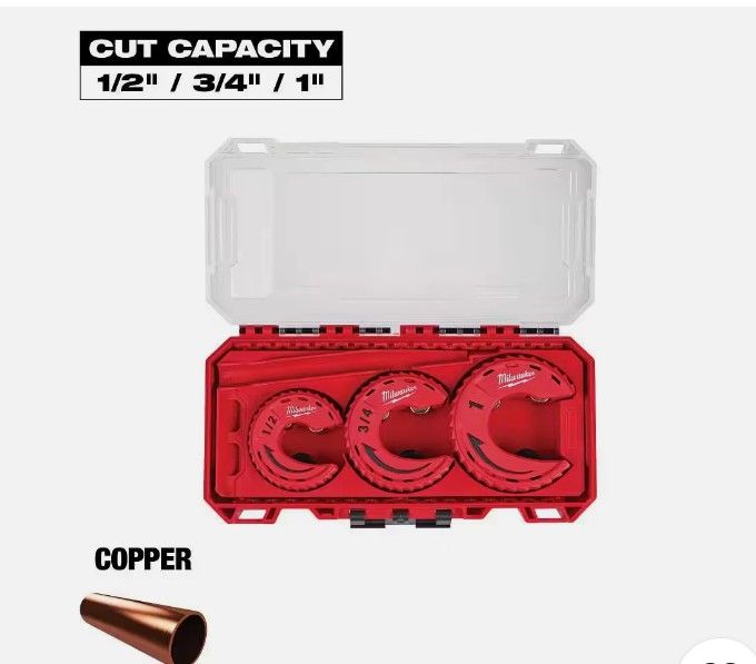 MILWAUKEE Close Quarters Tubing Cutter Set (3-Piece)