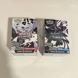 SEALED Pokemon TCG White Flare and Black Bolt Booster Bundle