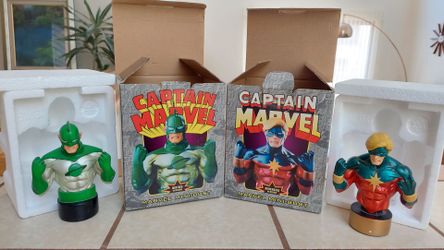 Captain Marvel action figures, $30 each