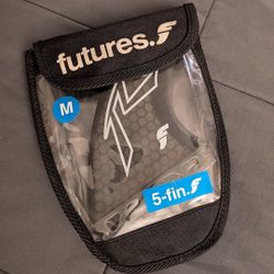 FUTURES FINS RUSTY 5 SURFBOARD FIN SET IN HONEYCOMB SIZE MEDIUM 