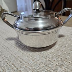 Vintage Reed & Barton Silver Soldered Covered Casserole Dish