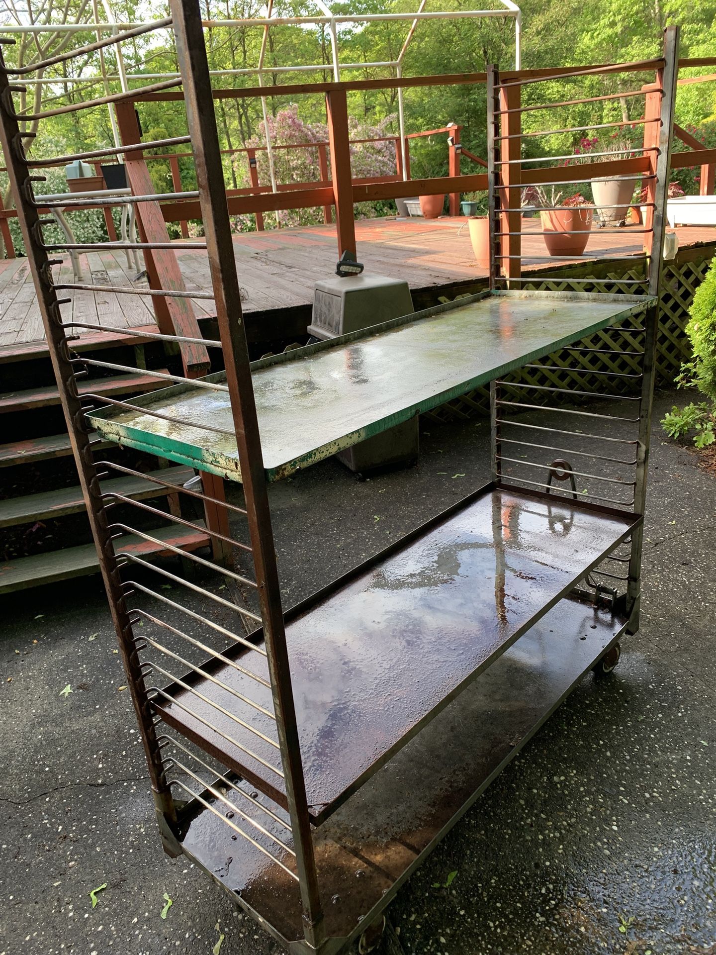 Adjustable Commercial Flower Cart