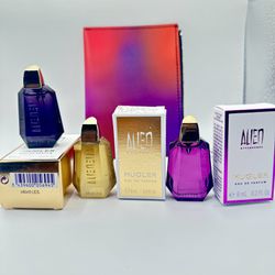 New Mugler Alien Perfume and Pouch Gift Bundle