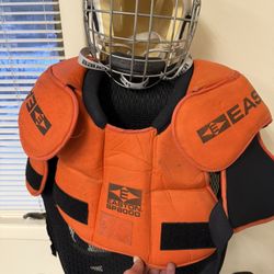 Ice Hockey Shoulder Pads, Helmet And Pants