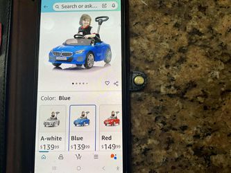 Voupou Push Ride-on Car for Toddler 1.5 - 4 Years Old, Licensed BMW Z4 Toddler Push Car Adjustable Push Rod/Horn Music/ Silent Wheel (NEW IN BOX) $100