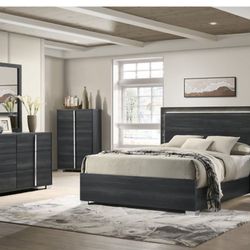NEW QUEEN AND KING 4pc BEDROOM FURNITURE WITHOUT CHEST- BED - AVAILABLE MATTRESS AND MORE