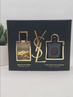 Yves Saint Laurent
Mini Black Opium & Libre Eau de Parfum Set
.25 fl ( Box Damaged)
