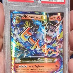 FS / NFT -  POKEMON PSA 8 - 2016 MEGA CHARIZARD EX ENGLISH HOLO GENERATIONS #12