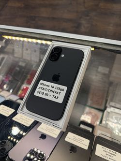iPhone 16 128gb AT&T/CRICKET