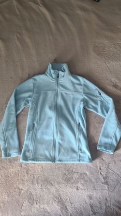 Columbia women's light blue fleece jacket size S
