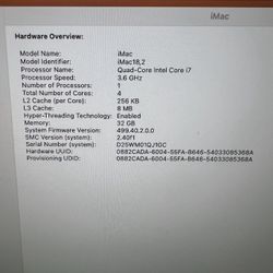 iMac 2017 21’ Like New 