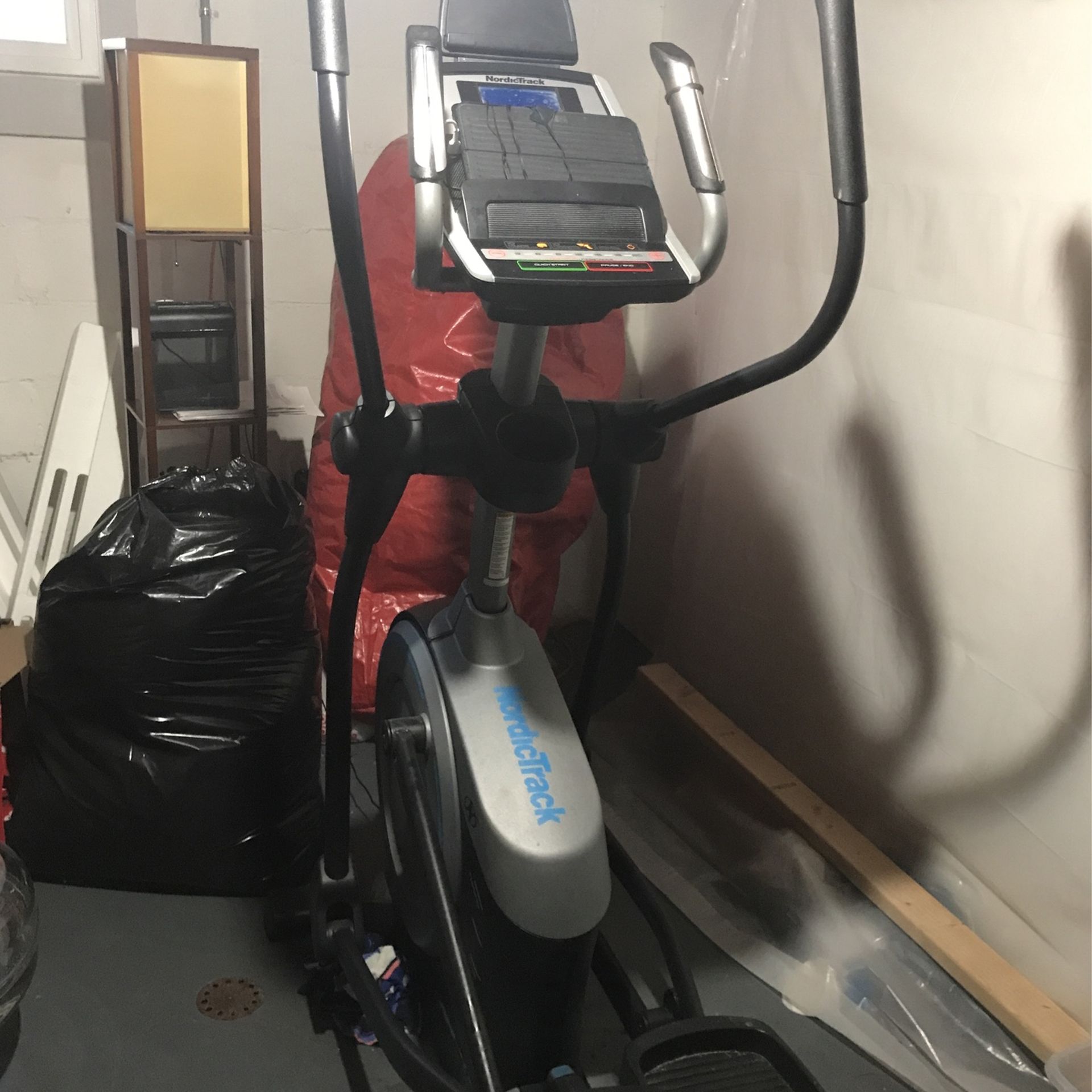 NordicTrack elliptical has a crack in the neck and squeaks