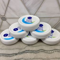 NIVEA Soft Refreshingly Soft Moisturizing Cream for Face, Body and Hands, Jojoba Oil, 0.84 oz. New/unopened. 