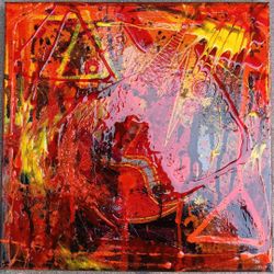 Original Abstract Expressionism Painting.