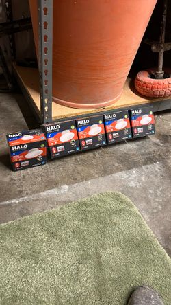 5 Piece Halo 4” LED Baffle Downlight