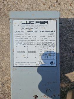 General Purpose Transformer Primary Voltage 120 240 Secondary 12 Volt 24 Volt