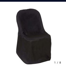 New Black Chair Cover For Sale 