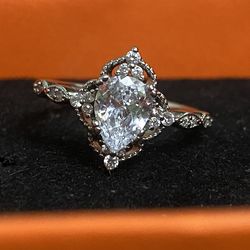 Silver CZ Ring
