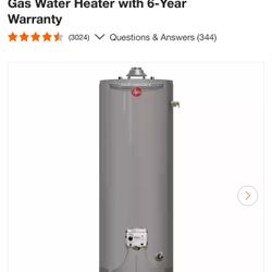 Rheem 40 Gallon Water Heater