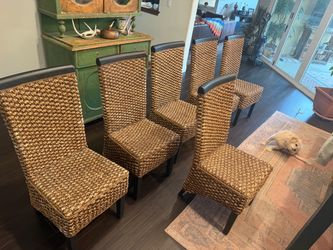 Set of 6 High-Back Dining Chairs
