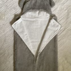 Pottery Barn Faux-Fur Animal Baby Hooded Towel