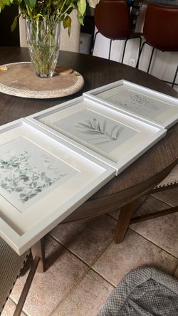 Printed Framed Artwork Set Of 3
