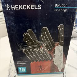 HENCKELS Solution Razor-Sharp 15-pc Knife Set