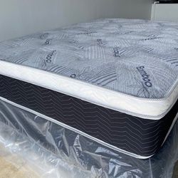 Full Euro Bamboo Pillow Top Mattress! 