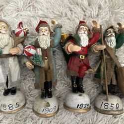 Vintage Christmas Kurt Adler Santa figures