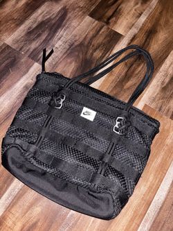 Nike Black Woven Tote Bag