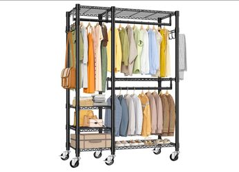 Eunhdet Garment Rack 
45"D x 17.1"W x 76.4"H
   #1373