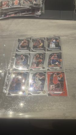 Panini Prizm NBA Basketball Card Lot 9 Cards