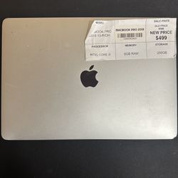 On. Sale MacBook Pro 256GB 2018