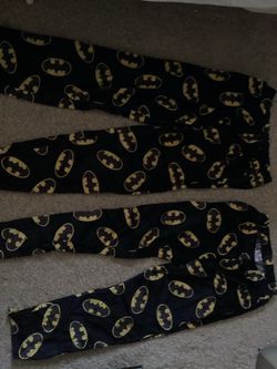 Matching Medium and Small Batman Pajamas