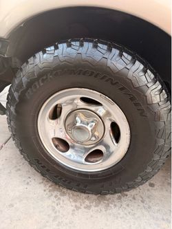 OEM aluminum ford f150 rims and tires