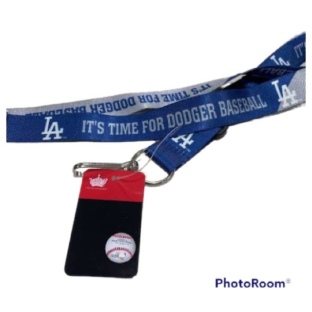 Los Angeles Dodgers It’s Time For Dodger Baseball Lanyard