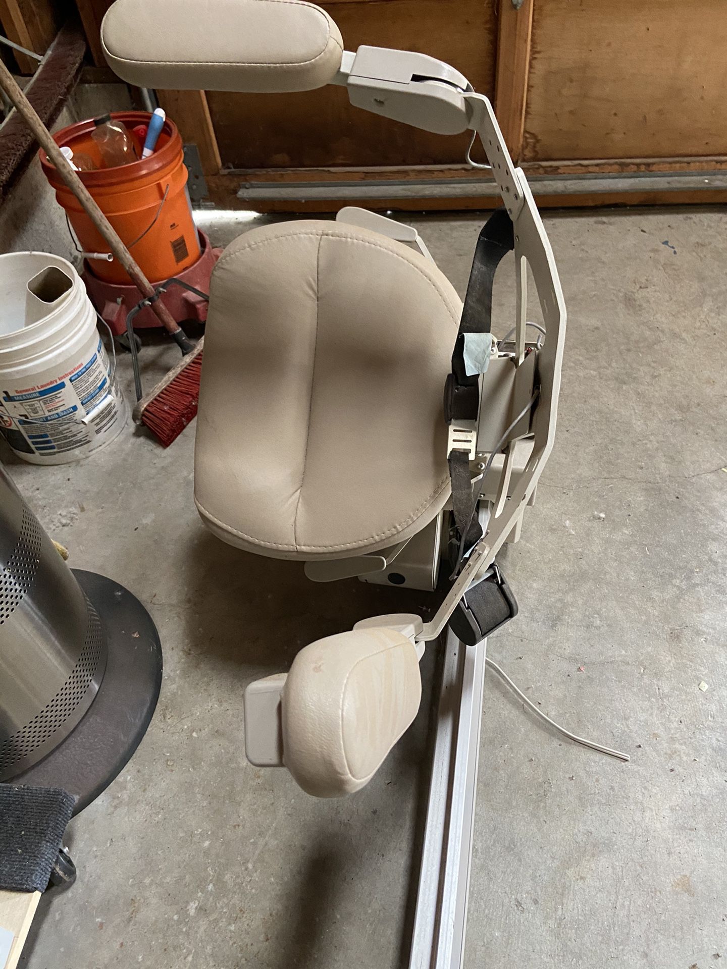 Bruno stair chair lift. We have 2 , one with a slider that you can build in and the other one that you can attach with the slider as well both of the