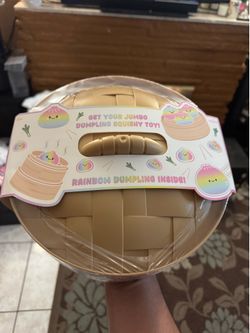 VIRAL SUPER MEGA JUMBO Rainbow Mystery Squishy Bun Dumpling- 8lb 12” Sealed! 1pc