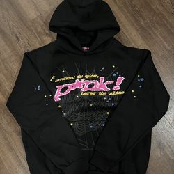 Spider hoodie pink!