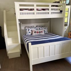 Catalina stair loft bed and lower bed set