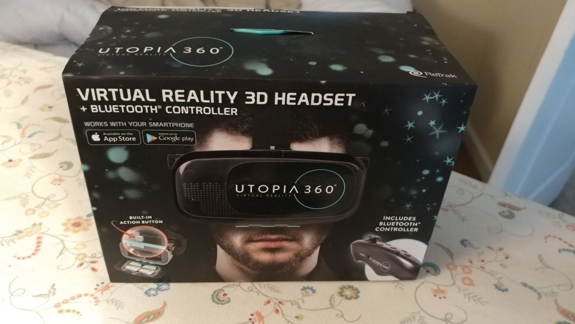 VIRTUAL REALITY ED HEADSET + BLUETOOTH CONTROLLER