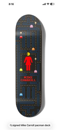 Rare Signed Mike Carroll deck