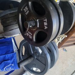 Lots Of Olympic Weights Available. 45s, 35s, 25s, 10s, 5s. $1 a pound