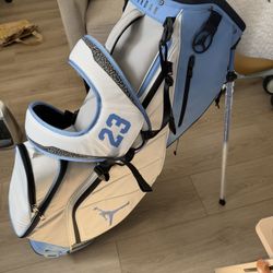 New RARE Jordan Fadeaway 6-Way Golf Stand Bag – Carolina Blue/Tech Grey/White