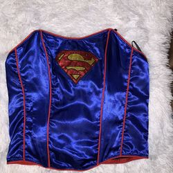 Superman corset size large Halloween costume B-14
